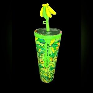 Sold out FARM Rio x Starbucks Bananas Venti 24 oz Cold Cup Tumbler NWT Tropical